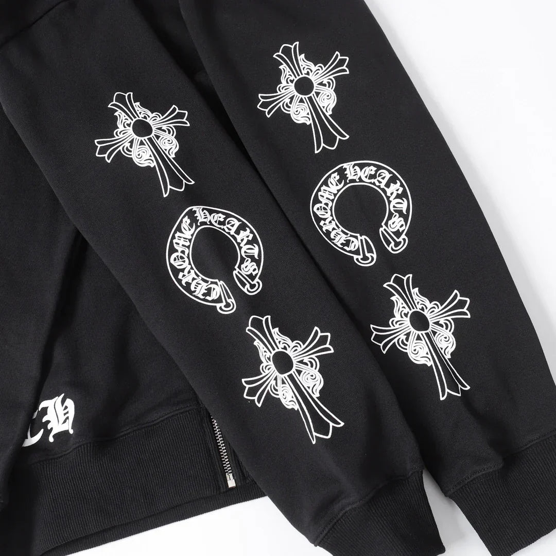 Chrome Hearts Zip Up Hoodie 851