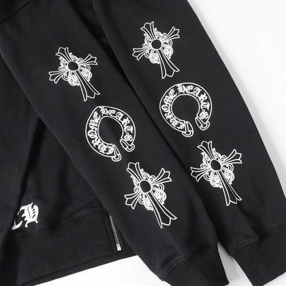 Chrome Hearts Zip Up Hoodie 851